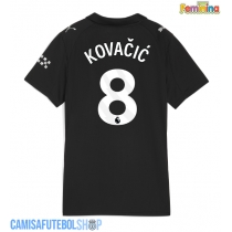 Camisa de time de futebol Manchester City Mateo Kovacic #8 Replicas 2º Equipamento Feminina 2025-26 Manga Curta